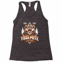 Yosemite National Park California Bear Nature Hike Outdoors Racerback Tank | Artistshot