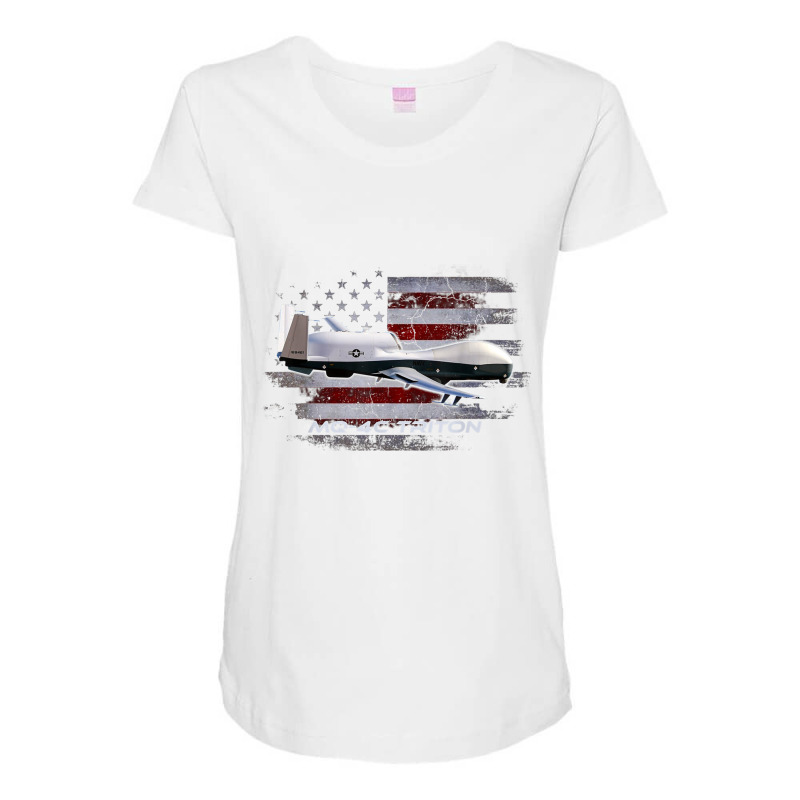 Mq 4c Triton T Shirt  Combat Veteran Veterans Day T Shirt Maternity Scoop Neck T-shirt by cm-arts | Artistshot