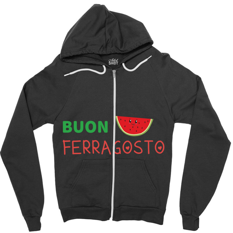 Ferragosto Zipper Hoodie | Artistshot