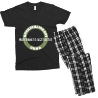 Funny Guantanamo Bay Cuba Waterboard Instructor Men's T-shirt Pajama Set | Artistshot