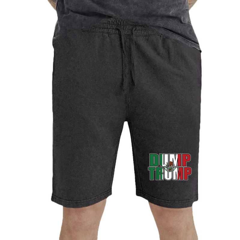 Dump Trump Mexican Flag Vintage Short | Artistshot