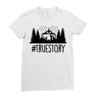 True Story Merry Christmas Jesus Retro Mens Womens T Shirt Ladies Fitted T-shirt | Artistshot