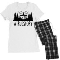 True Story Merry Christmas Jesus Retro Mens Womens T Shirt Women's Pajamas Set | Artistshot