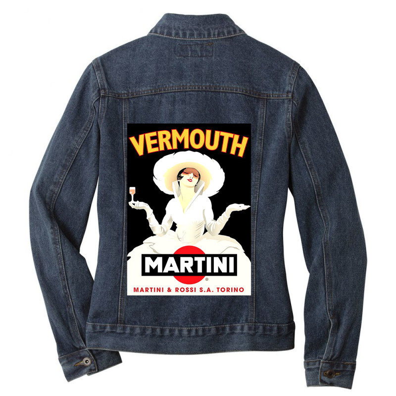 Martini Vermouth Martini Vermouth Martini Vermouth Ladies Denim Jacket by cm-arts | Artistshot