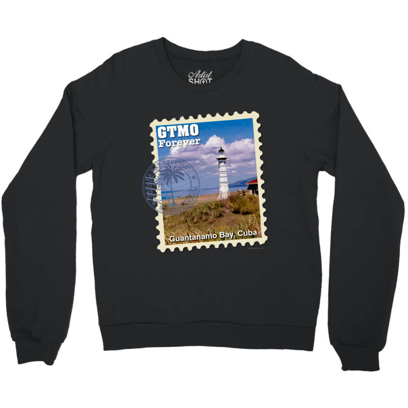 Gtmo Forever Stamp Crewneck Sweatshirt | Artistshot