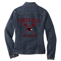 Murrieta Valley High School Nighthawks Lacrosse Pullover Hoodie Ladies Denim Jacket | Artistshot