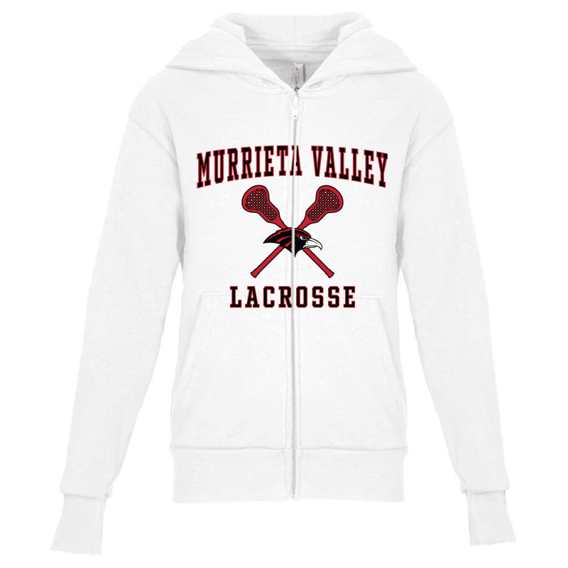 Murrieta Valley High School Nighthawks Lacrosse Pullover Hoodie Youth Zipper Hoodie by cm-arts | Artistshot