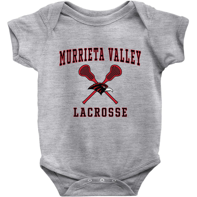 Murrieta Valley High School Nighthawks Lacrosse Pullover Hoodie Baby Bodysuit by cm-arts | Artistshot