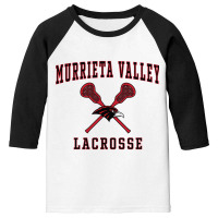 Murrieta Valley High School Nighthawks Lacrosse Pullover Hoodie Youth 3/4 Sleeve | Artistshot