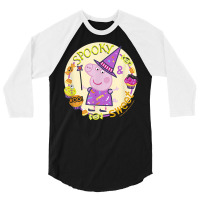 Peppa Pig Halloween Spooky Sweet T Shirt 3/4 Sleeve Shirt | Artistshot