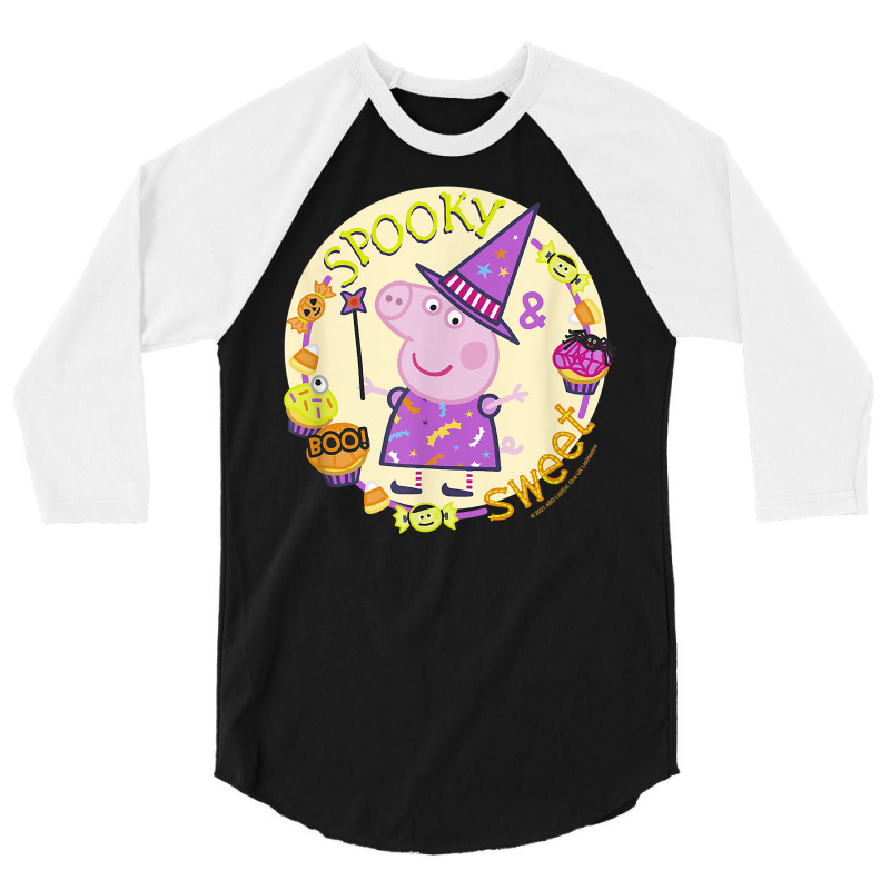 Peppa Pig Halloween Spooky Sweet T Shirt 3/4 Sleeve Shirt | Artistshot