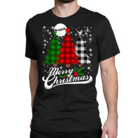 Plaid Merry Christmas Tree Buffalo Matching Family Xmas T Shirt Classic T-shirt | Artistshot