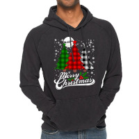 Plaid Merry Christmas Tree Buffalo Matching Family Xmas T Shirt Vintage Hoodie | Artistshot