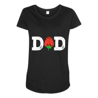 Strawberry Dad Fruit Lover Fruitarian Fathers Day Berry Maternity Scoop Neck T-shirt | Artistshot