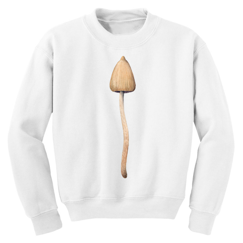 Liberty Cap Psilocybe Magic Mushrooms Mycology Fungi T Shirt Youth Sweatshirt by cm-arts | Artistshot