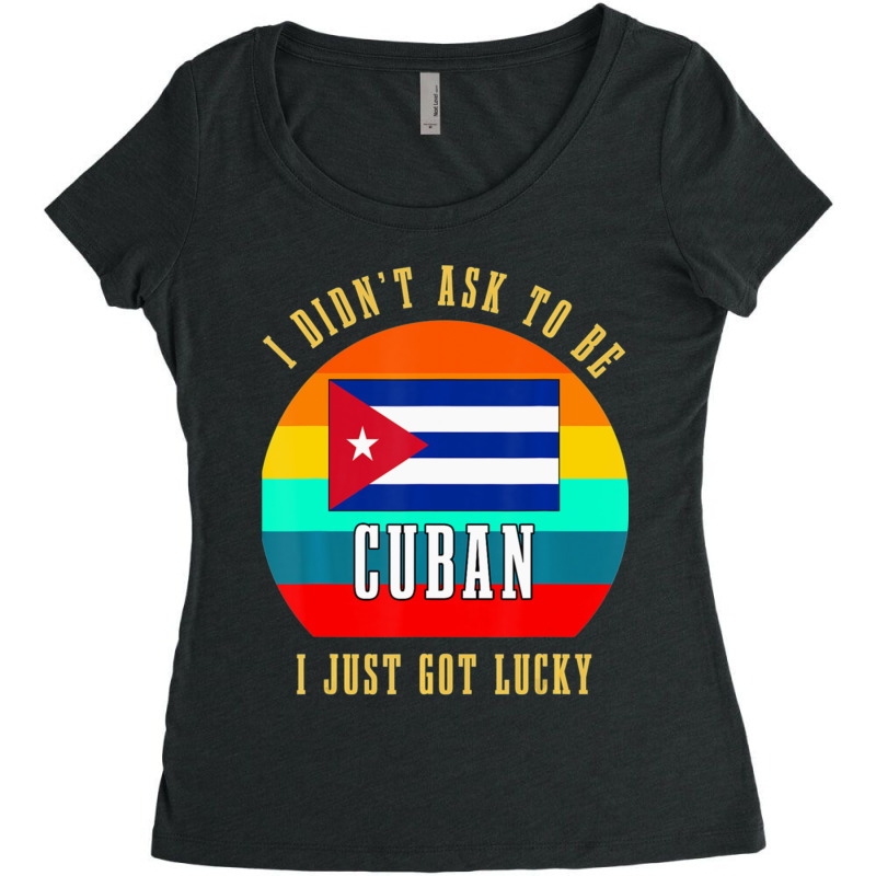 Guantanamo Bay Naval Base Cuba Nsgb Gtmo Gitmo Women's Triblend Scoop T-shirt by cm-arts | Artistshot