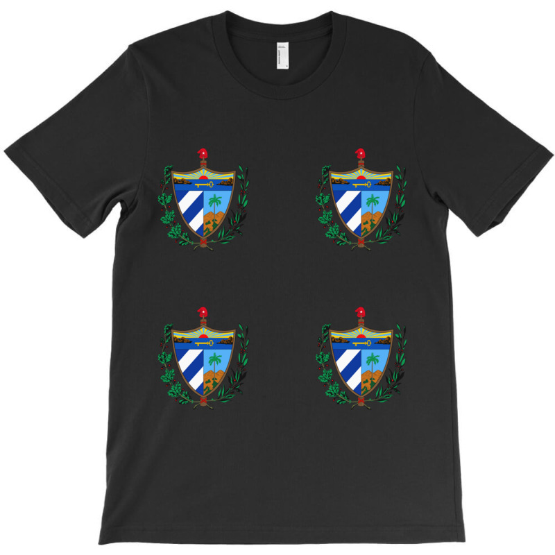 Coat Of Arms Of Cuba Multi T-shirt | Artistshot