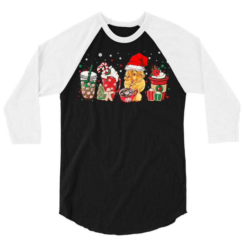 Sweets Winter Cozy Latte Christmas Coffee And Poodle Lover Sweatshirt 3/4 Sleeve Shirt | Artistshot