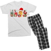 Sweets Winter Cozy Latte Christmas Coffee And Poodle Lover Sweatshirt Men's T-shirt Pajama Set | Artistshot