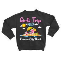 Womens Summer Vacation Girls Trip 2022 Florida Panama City Beach V Nec Toddler Sweatshirt | Artistshot