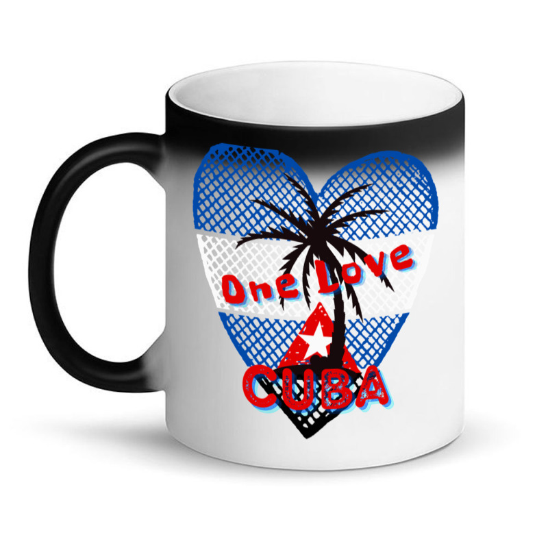 Kuba Eine Liebe Beunruhigte Kubanische Flagge Kubastolz Ich Liebe Kuba Magic Mug | Artistshot