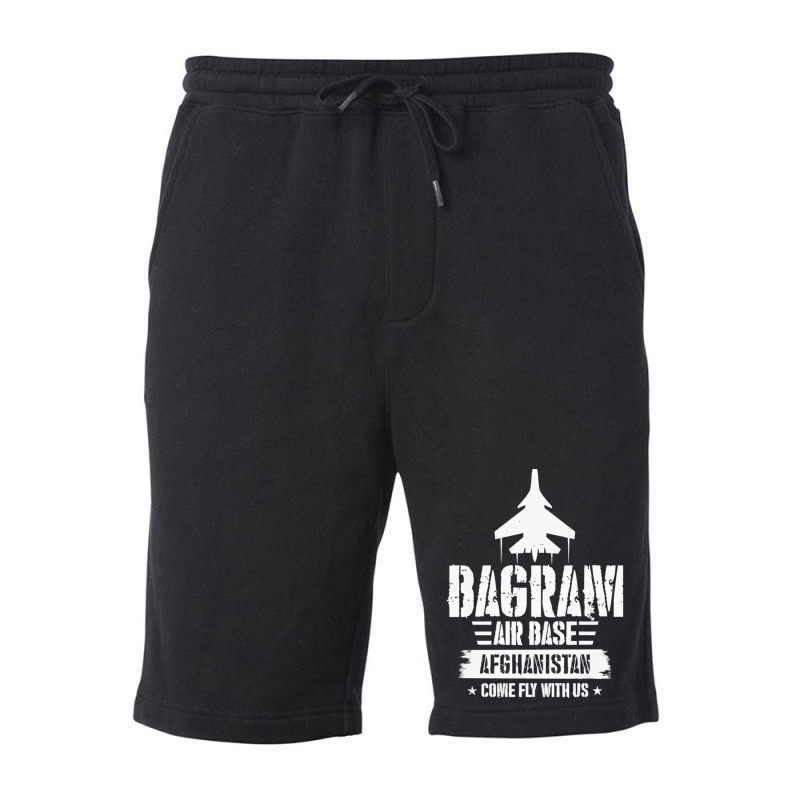 Lustige Fluglinie Bagram Air Base Afghanistan Kommen Mit Uns Gear Flie Fleece Short | Artistshot