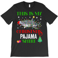 This Is My Fishing Christmas Pajama Merry Fishmas Fisherman T Shirt T-shirt | Artistshot