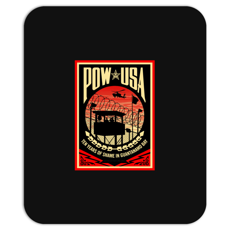 Pow Usa Guantanamo Bay Mousepad | Artistshot