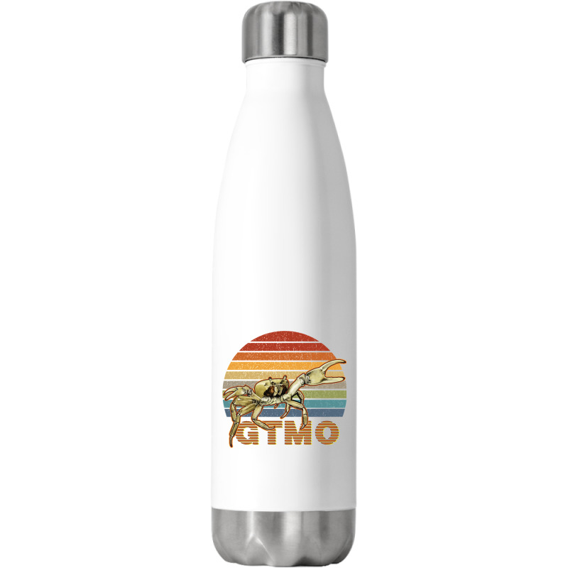 Retro Gtmo Landkrabbe  Nas Guantanamo Bay Cuba Stainless Steel Water Bottle | Artistshot