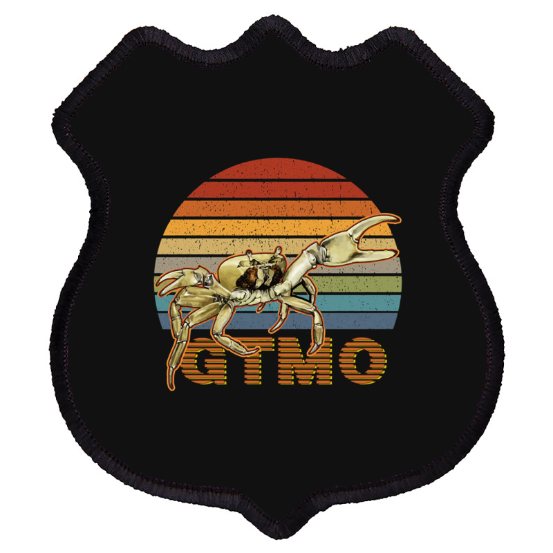 Retro Gtmo Landkrabbe  Nas Guantanamo Bay Cuba Shield Patch | Artistshot