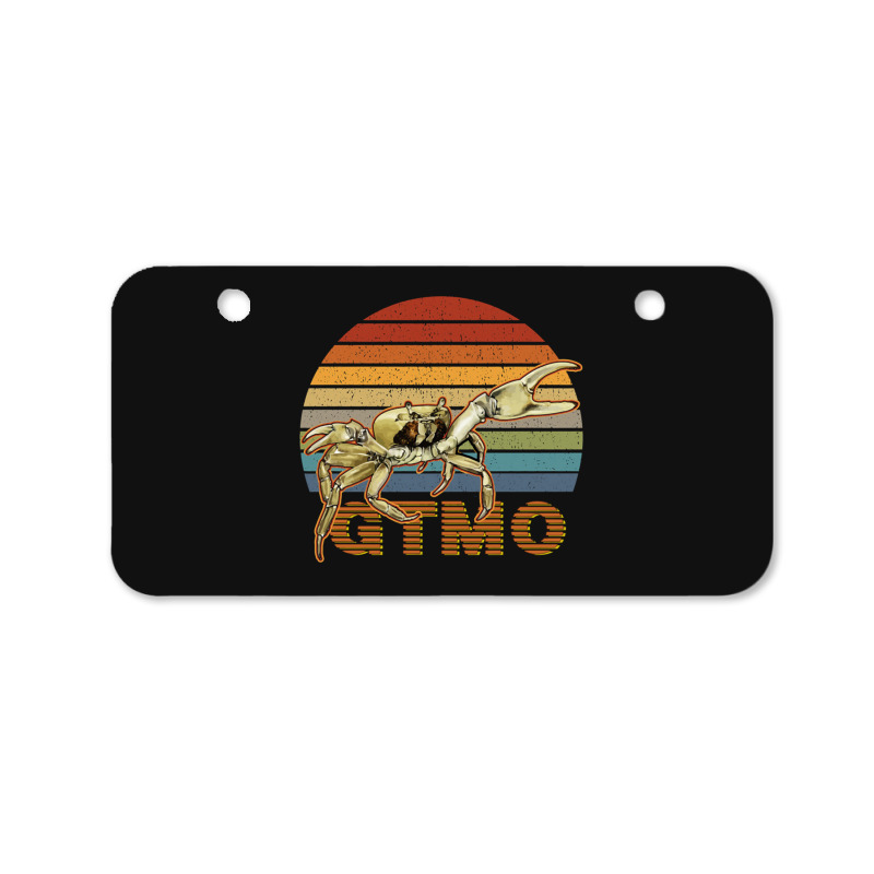 Retro Gtmo Landkrabbe  Nas Guantanamo Bay Cuba Bicycle License Plate | Artistshot