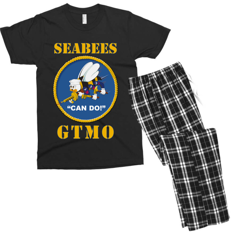 Seabees Knnen Tun Gtmo Men's T-shirt Pajama Set | Artistshot