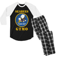 Seabees Knnen Tun Gtmo Men's 3/4 Sleeve Pajama Set | Artistshot