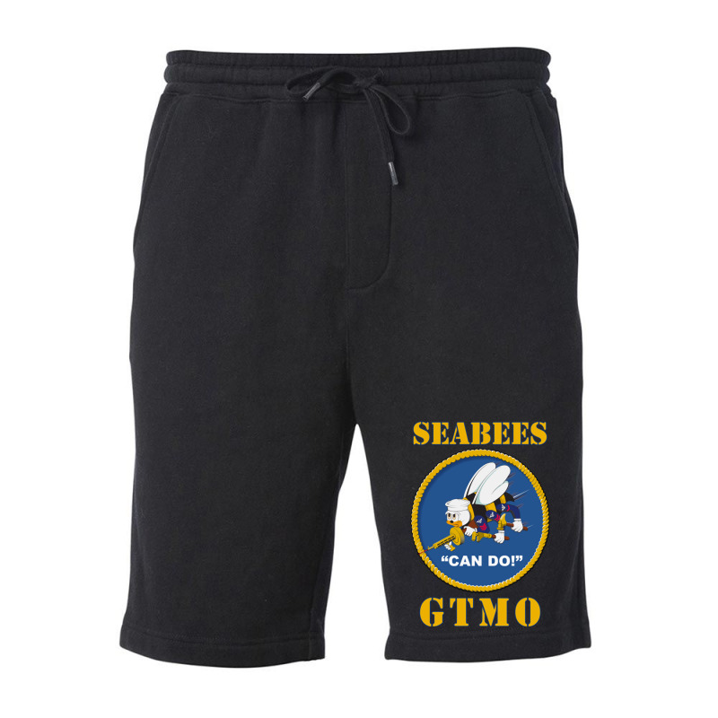 Seabees Knnen Tun Gtmo Fleece Short | Artistshot