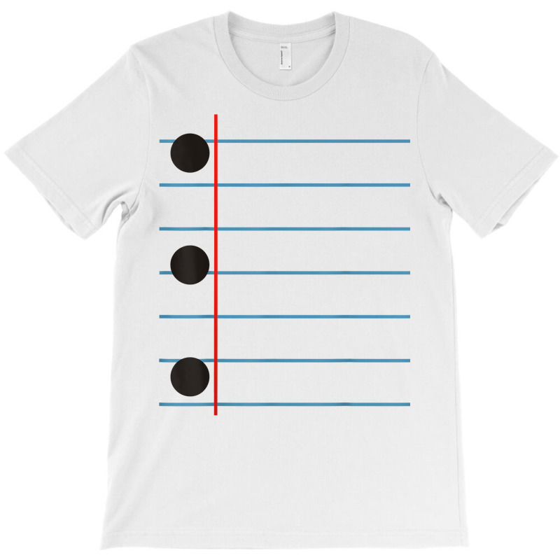 Three Hole Punch College Ruled Paper Costume T Shirt T-shirt | Artistshot