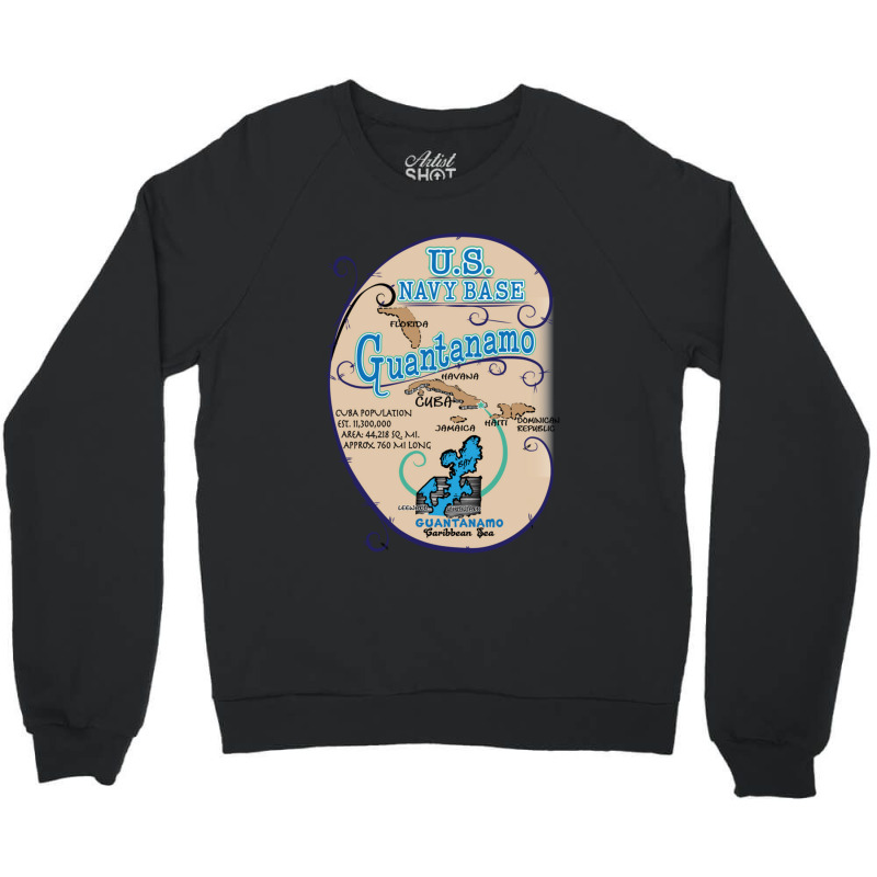 Us Navy Base Guantanamo Crewneck Sweatshirt | Artistshot