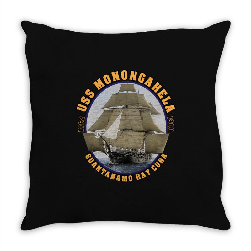 Uss Monongahela Throw Pillow | Artistshot