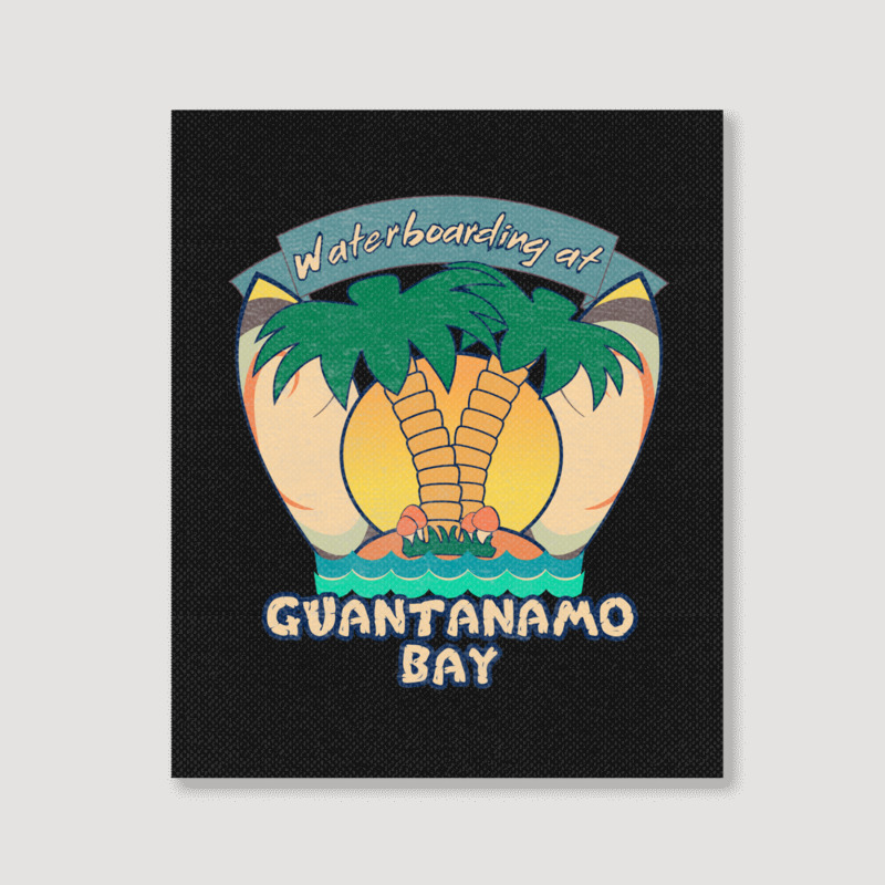 Waterboarding At Guantanamo Bay Portrait Canvas Print | Artistshot