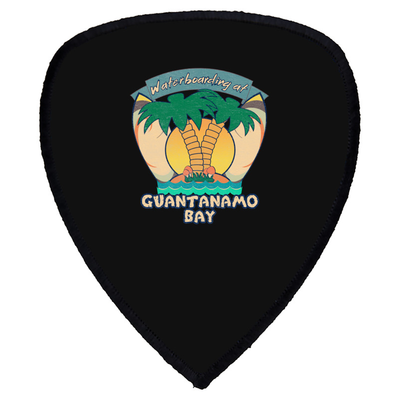 Waterboarding At Guantanamo Bay Shield S Patch | Artistshot