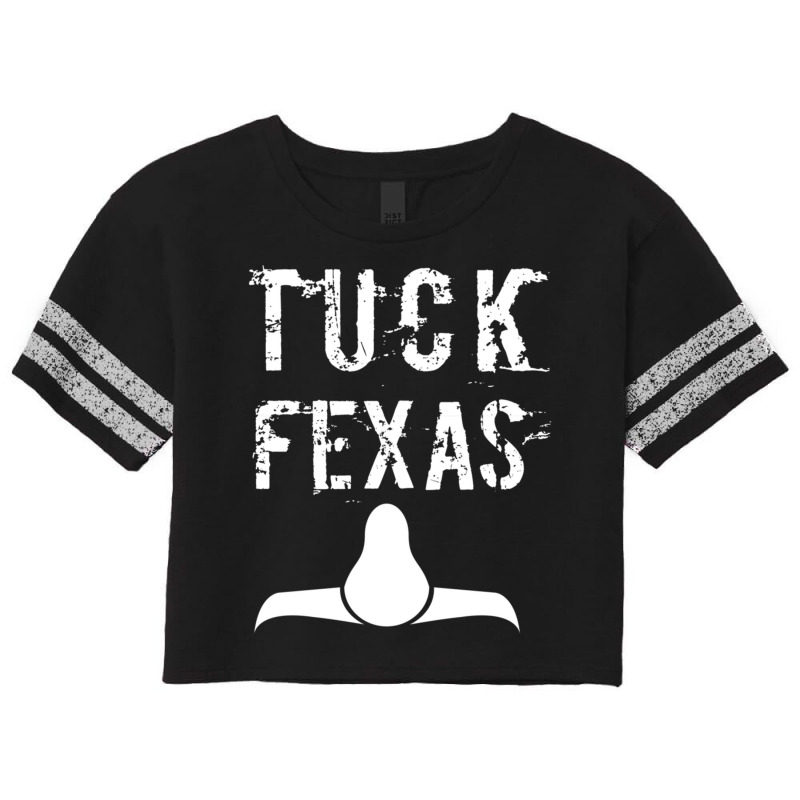 Horns Down Tuck Fexas Scorecard Crop Tee by cm-arts | Artistshot