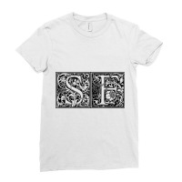 Sf   Initials S F Name Surname Onomastics Onomatology Tank Top Ladies Fitted T-shirt | Artistshot