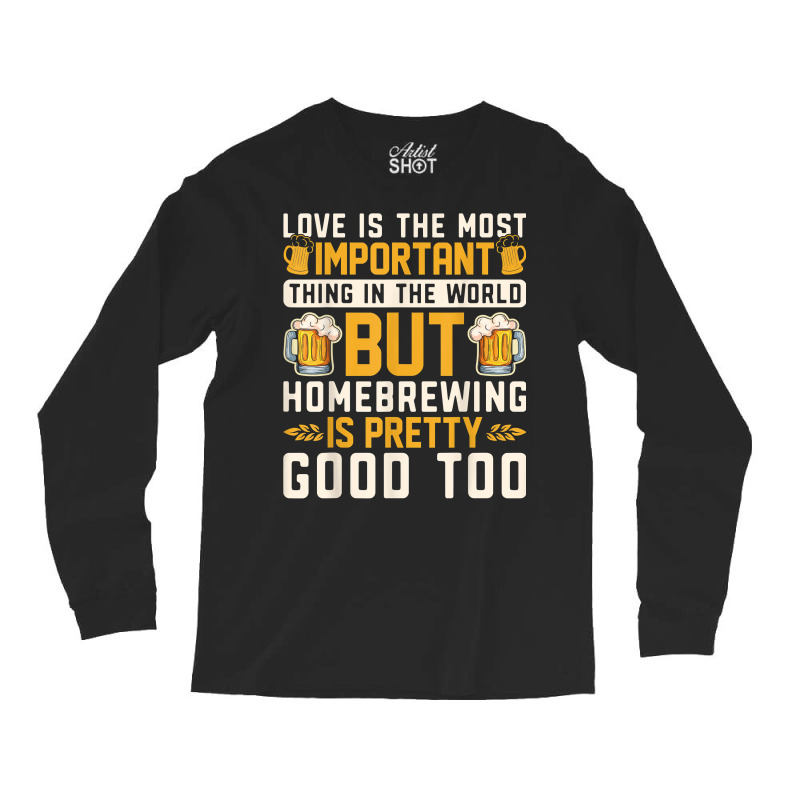 Homebrewing Beer Brewing Alcohol Drinker Alcoholic T Shirt Long Sleeve Shirts | Artistshot