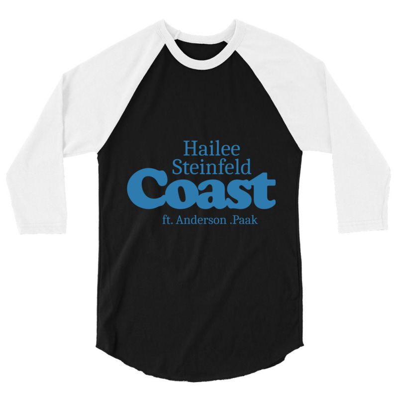 Hailee Steinfeld Coast Anderson Paak Blue 3/4 Sleeve Shirt by cm-arts | Artistshot