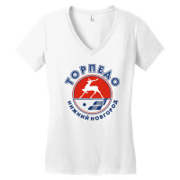 Torpedo Nizhny Novgorod Hockey Essentia Women's V-neck T-shirt | Artistshot