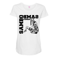 Sambo Martial Art Maternity Scoop Neck T-shirt | Artistshot