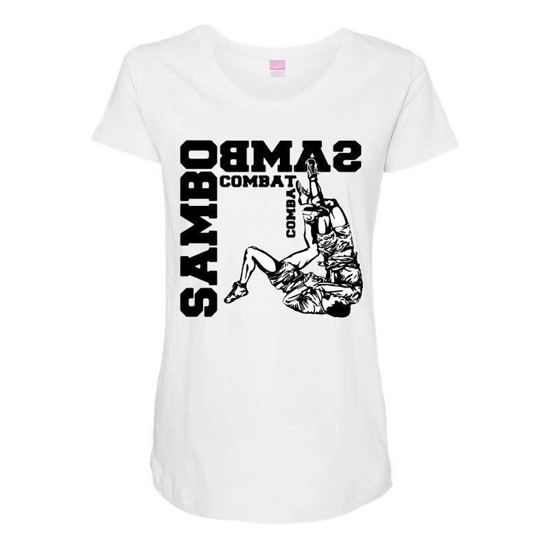 Sambo Martial Art Maternity Scoop Neck T-shirt by Bull Tees | Artistshot