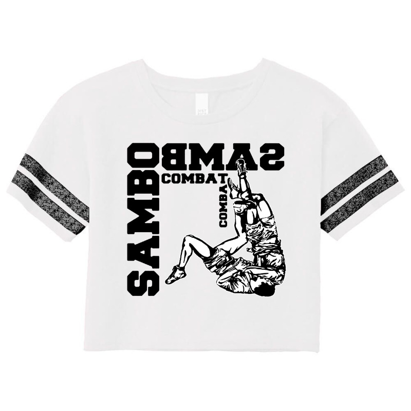 Sambo Martial Art Scorecard Crop Tee by Bull Tees | Artistshot