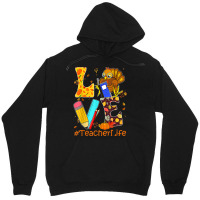 Love Turkey Teacher Thanksgiving Thankful Happy Fall Y'all T T Shirt Unisex Hoodie | Artistshot