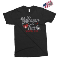 Woman Of Faith Bling Rhinestone Funny Christian Birthday T Shirt Exclusive T-shirt | Artistshot