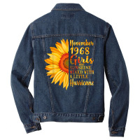 November Girls 1968 Shirt 54th Birthday Gifts 54 Years Old T Shirt Men Denim Jacket | Artistshot